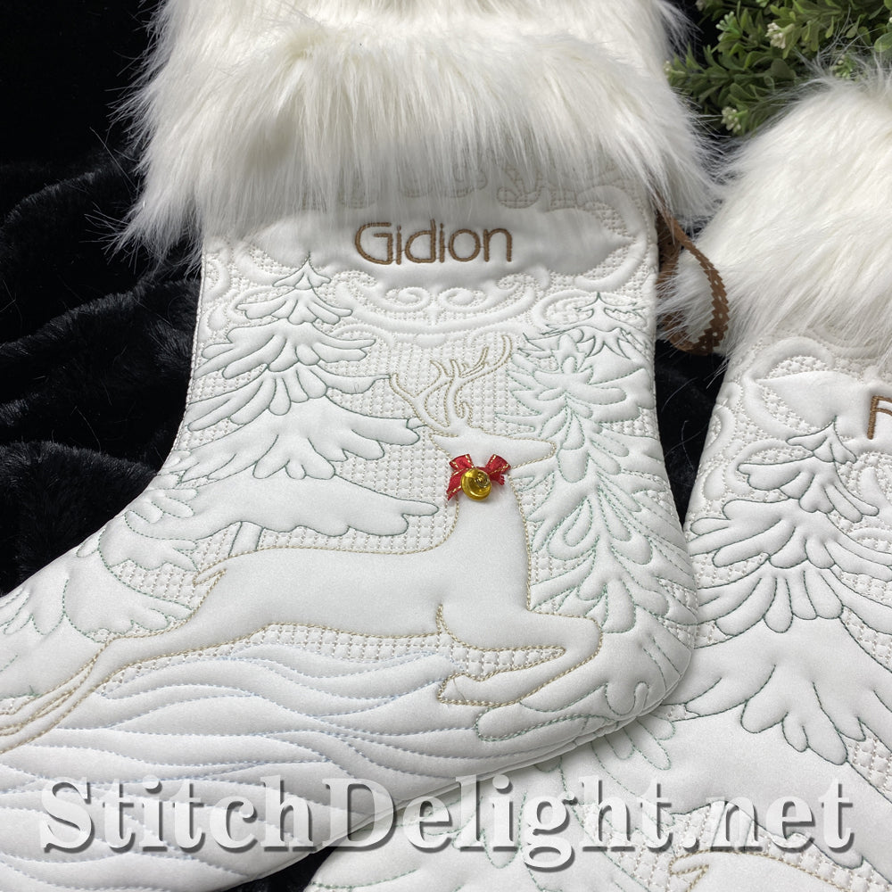 SDS1778 Snowy Day Christmas Stockings