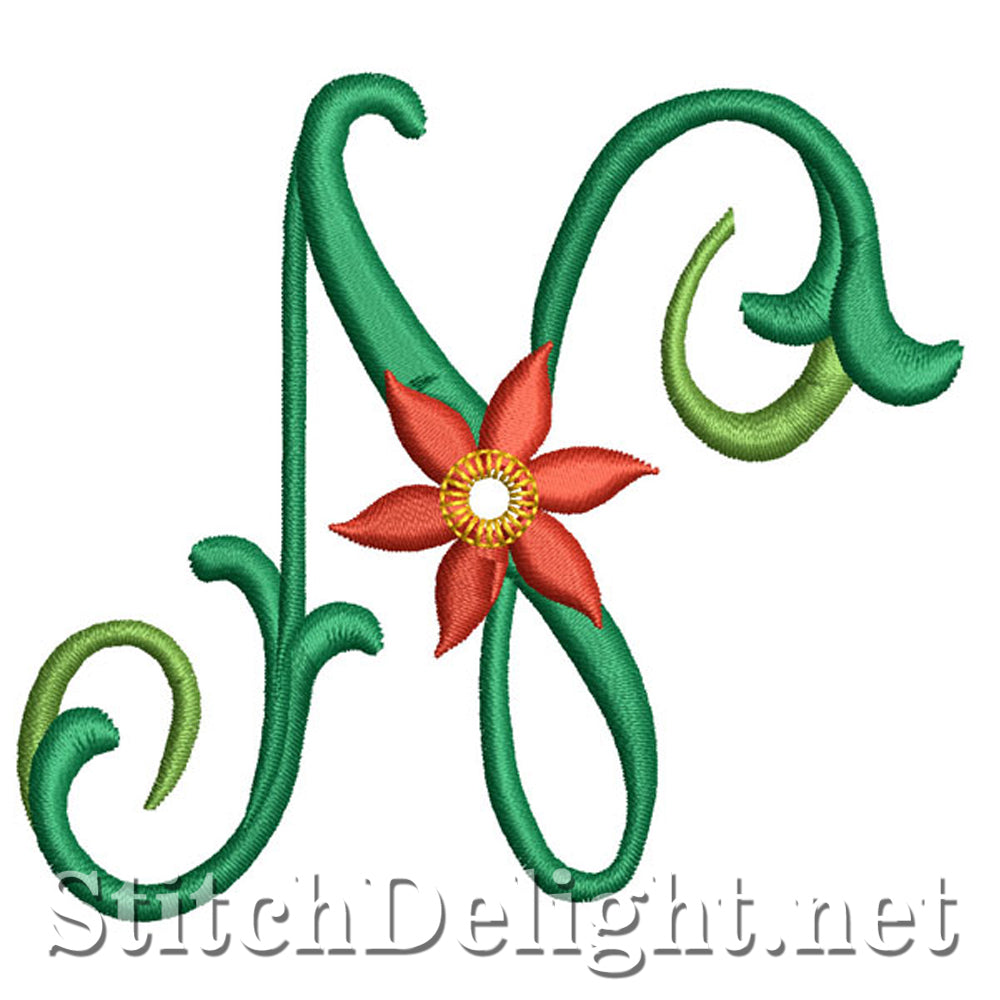 SDS1119 Poinsettia-lettertype nr