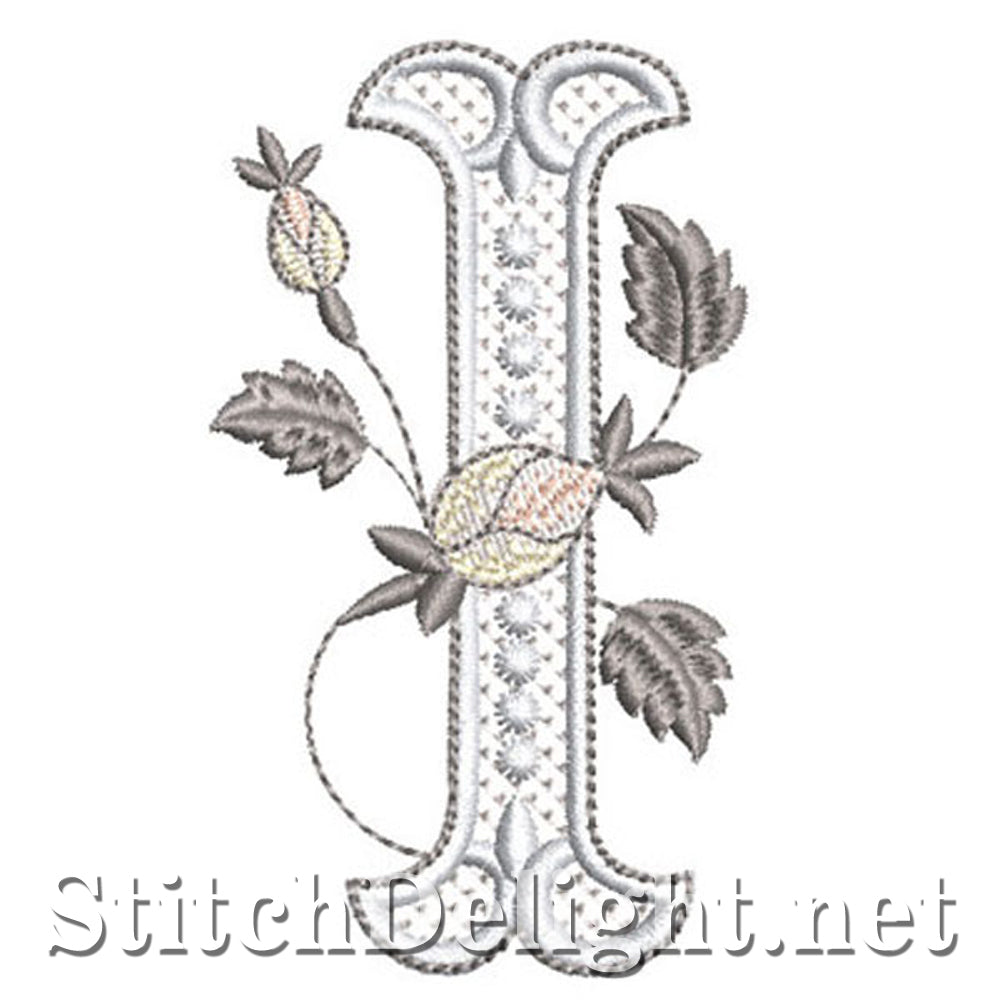 SDS1171 Elegant Silver Rose Font I