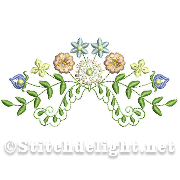 SDS0499 Bordure florale