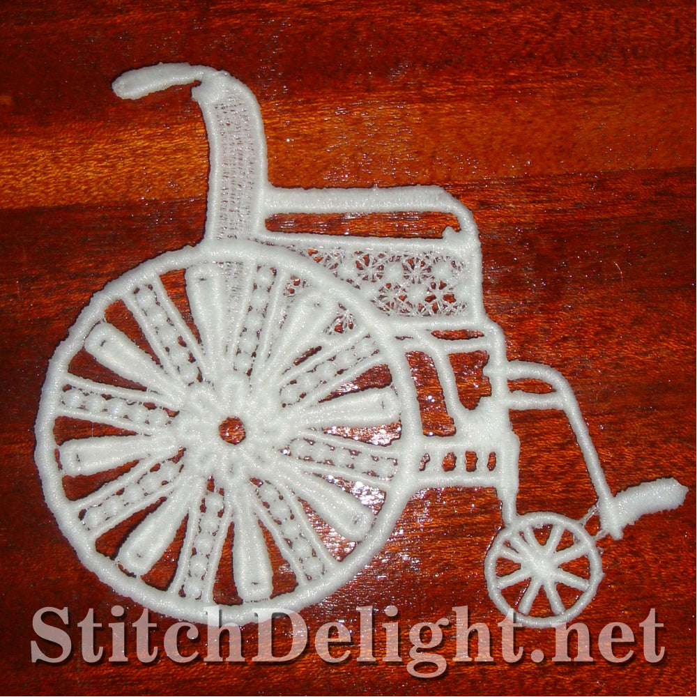 SD0922 Freestanding Lace Wheelchair