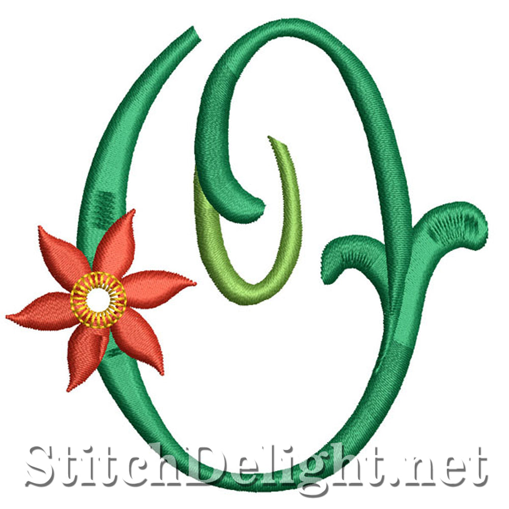 SDS1119 Poinsettia-lettertype O