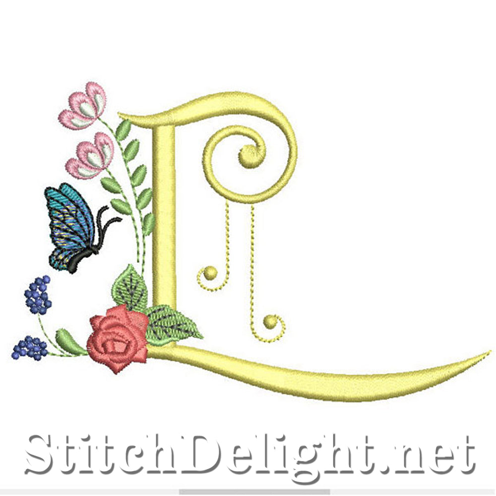 SDS0306 Deco Floral Lettertype L