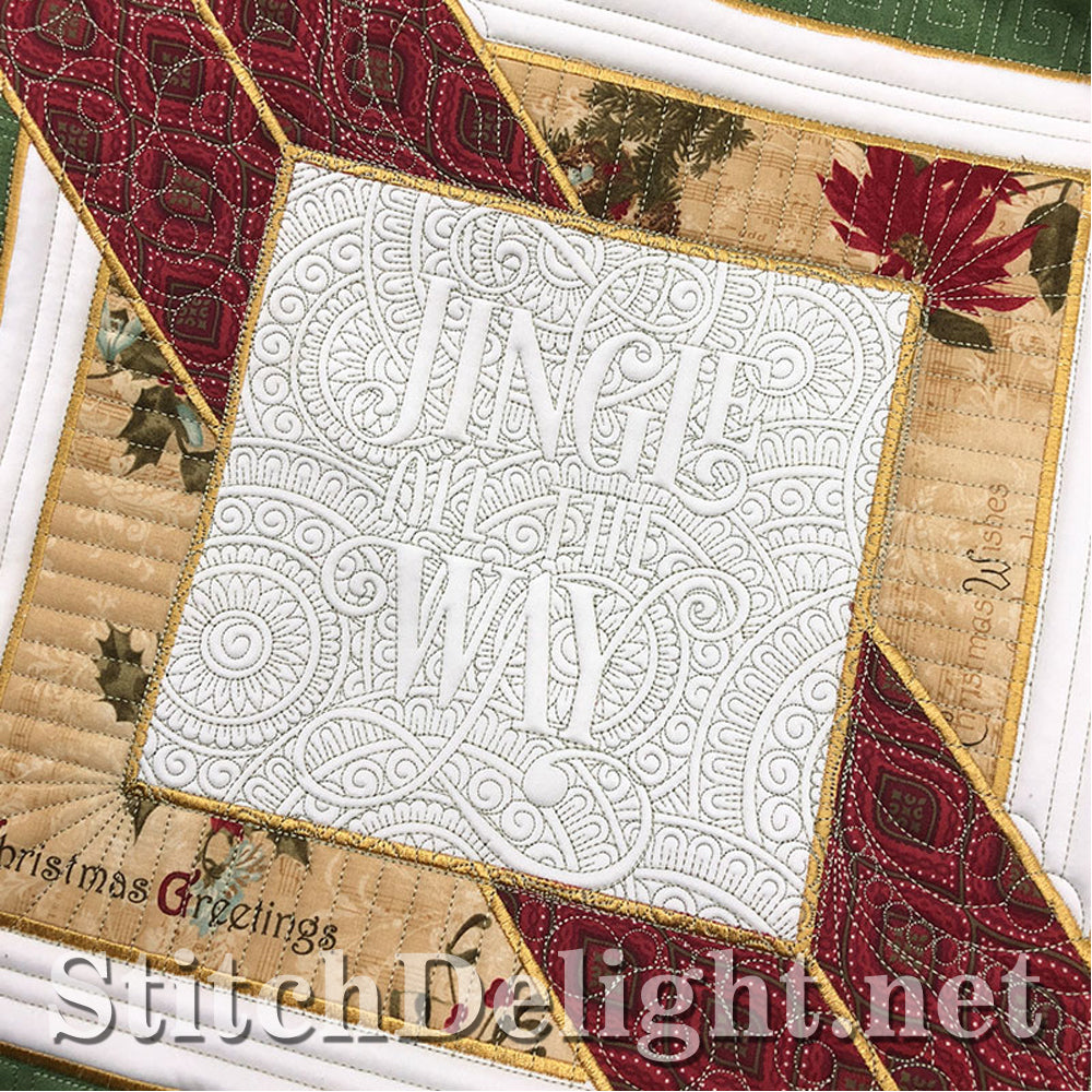 SD1298 Jingle all the way Quilt