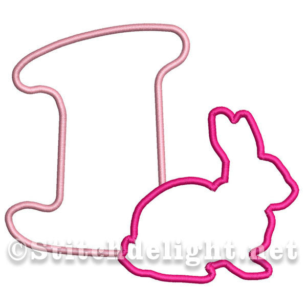 SDS0502 Applique Bunny Numbers