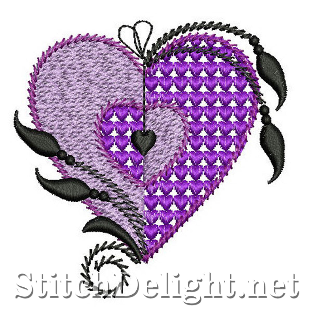 SDS0330 Coeur violet