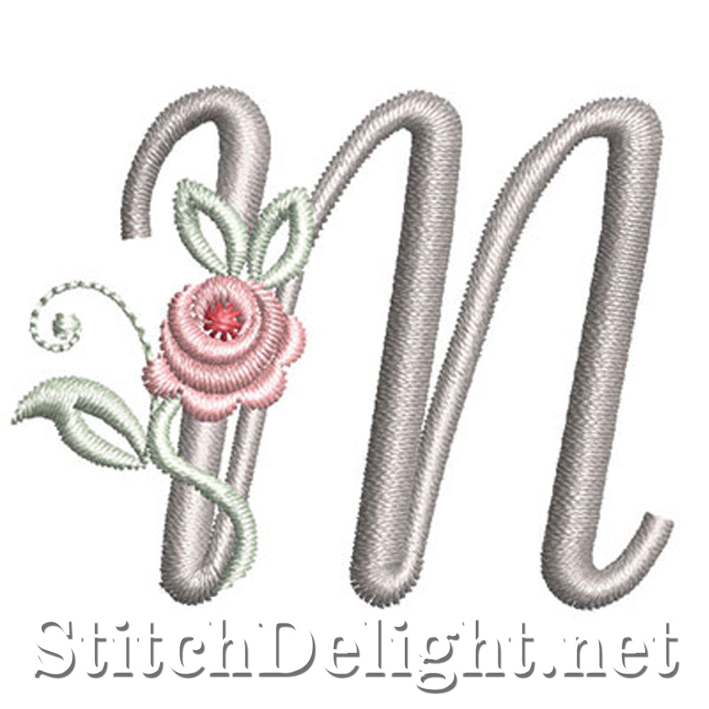 SDS1227 Antiek roos lettertype M