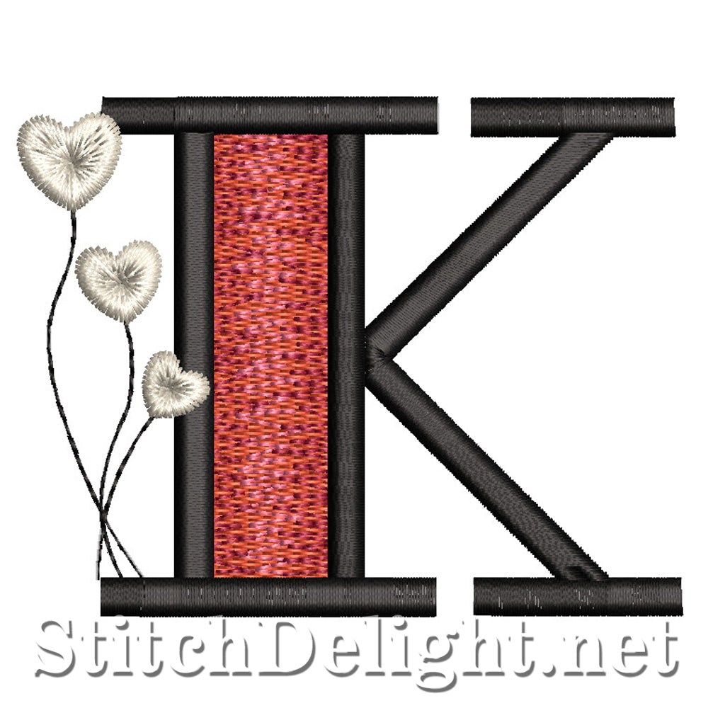 SDS1560 Loving Hearts Font K