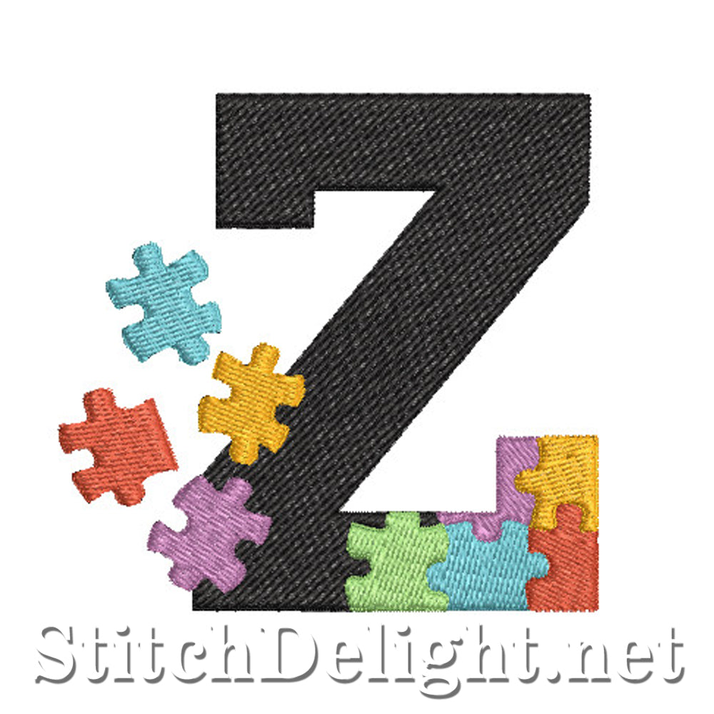 SDS1522 Puzzle Font Z