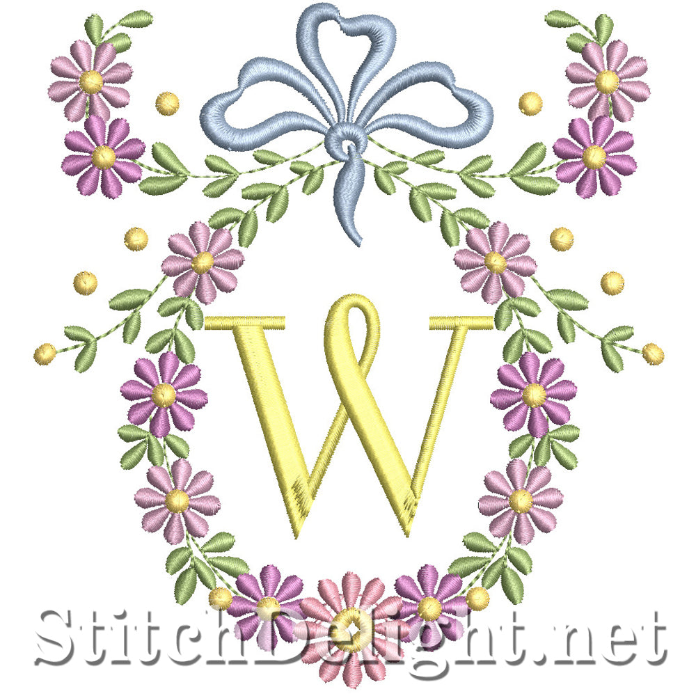SDS1245 Wispy Floral Font W