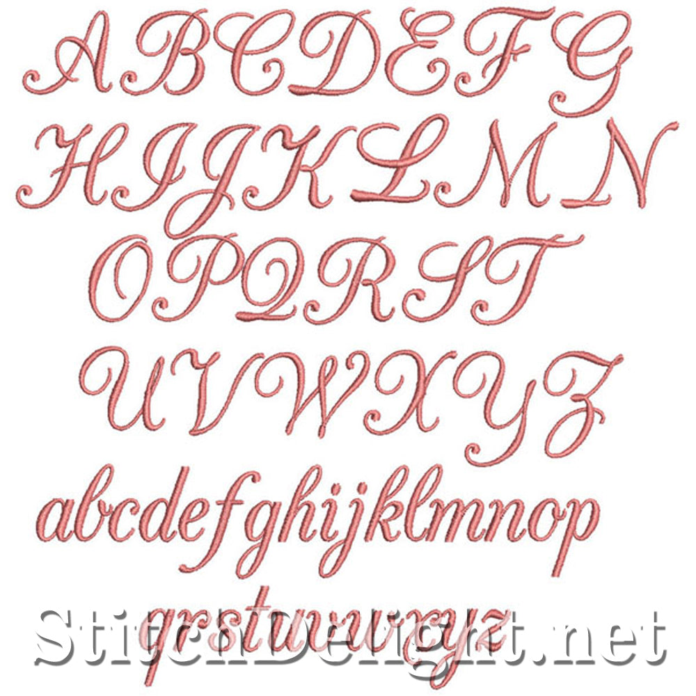 SDS1165 Champagne-lettertype