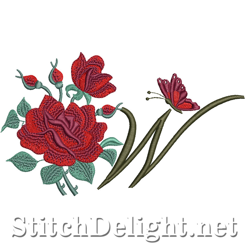 SDS1654 Beautiful Rose Font W