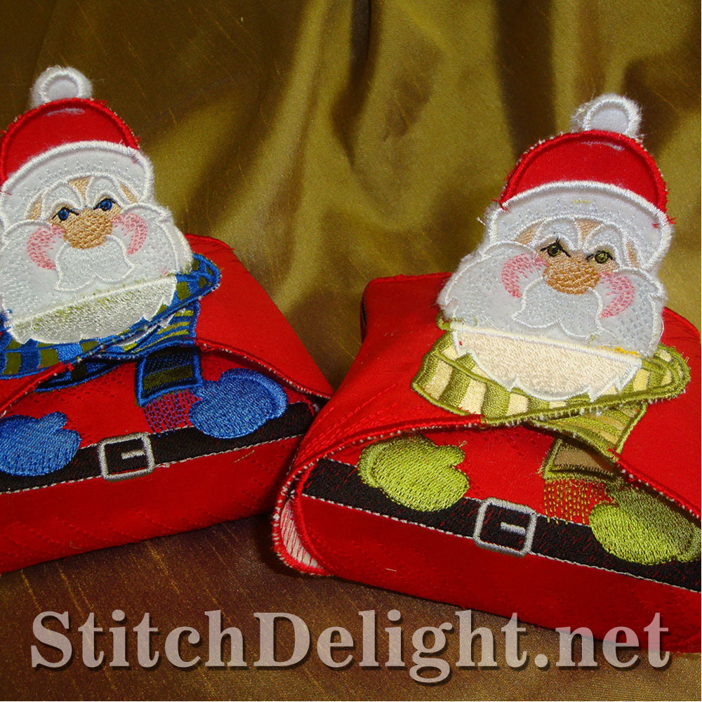 SD1038 Santa Applique Gift Boxes