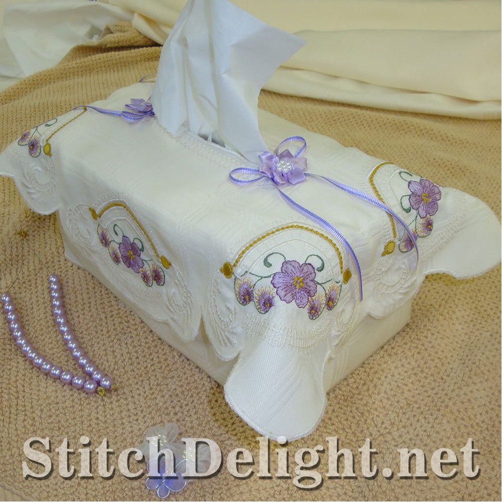 SD0725 Tissue Box Covers 1 Large Hoops