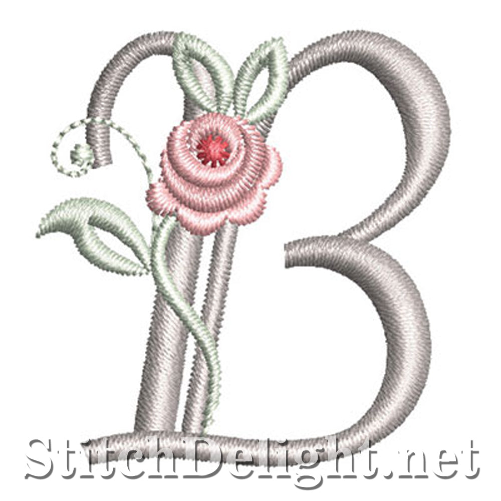 SDS1227 Antiek roos lettertype B