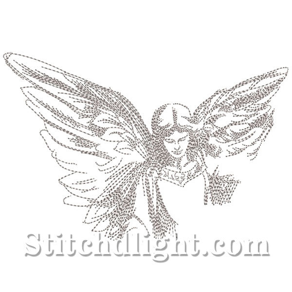 SD1442 Pencil Sketch Angel