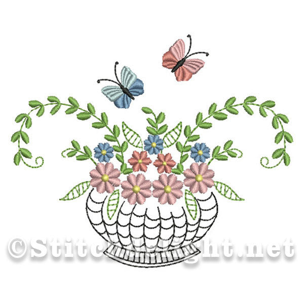 SDS0460 Floral Basket