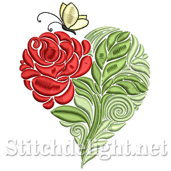 SDS0632 Rose Heart