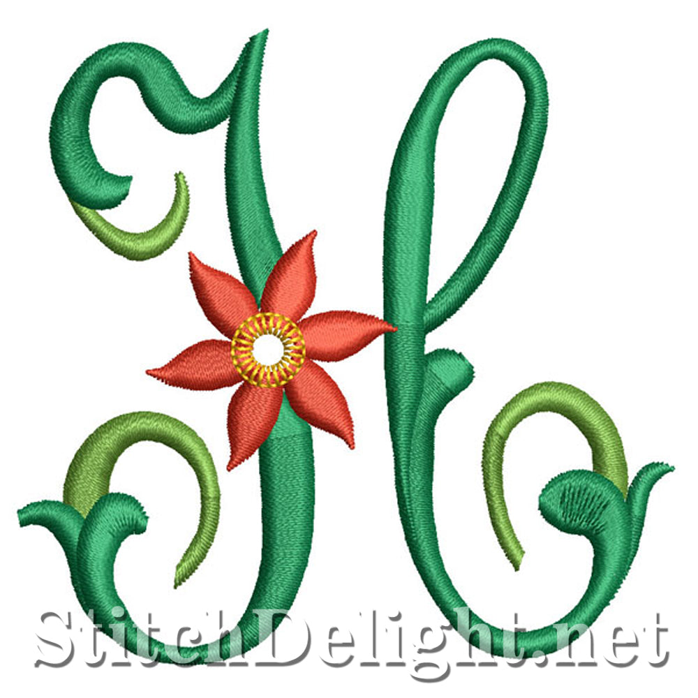 SDS1119 Poinsettia Lettertype H