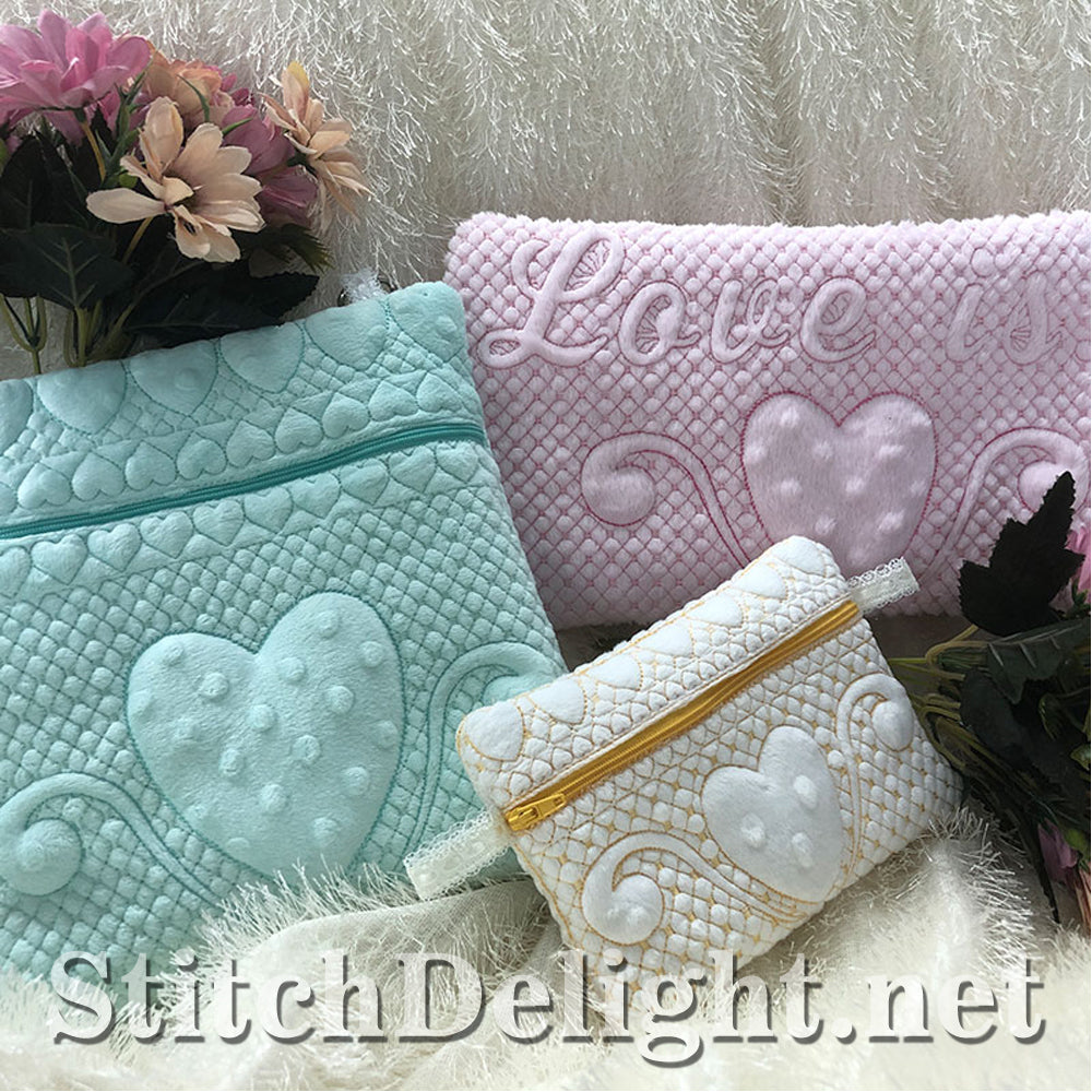 SDS1508 ITH Quilted Zipper Bags 3