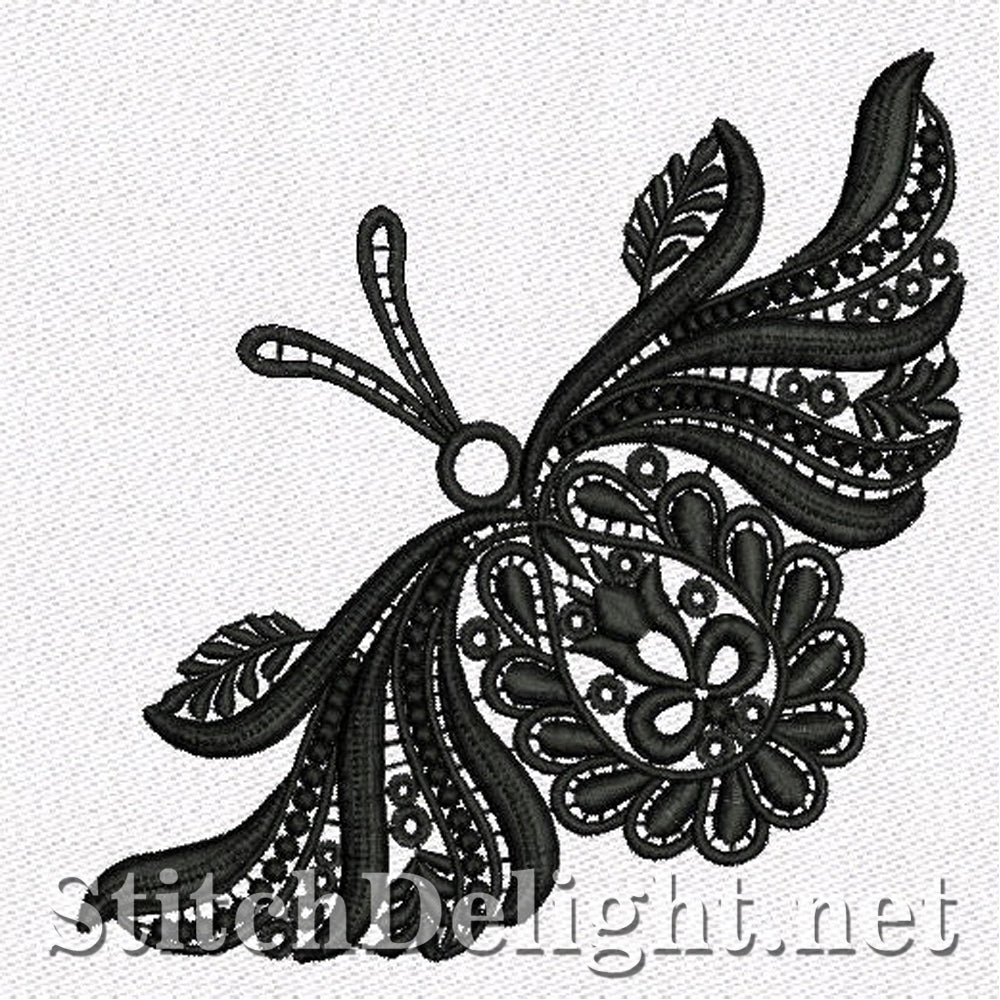 SD1111 Freestanding Lace Butterfly