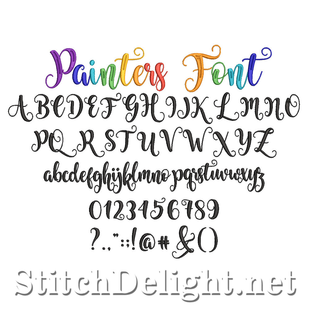 SDS1523 Painters Font