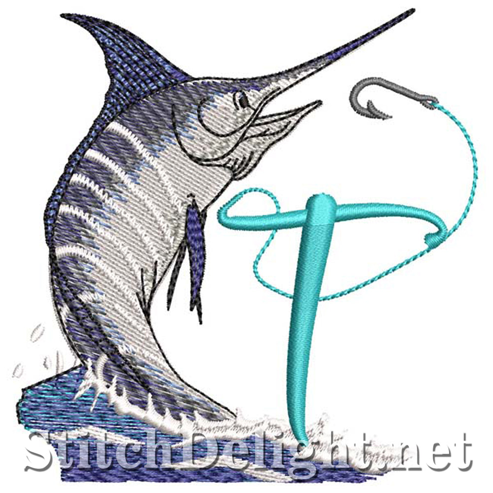sds1270 Fishing Font T