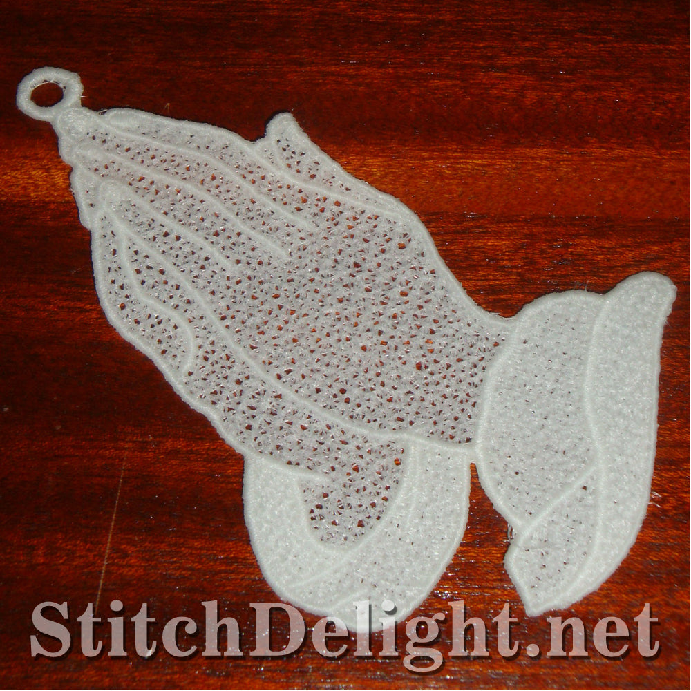 SD0977 Freestanding Lace Praying Hands