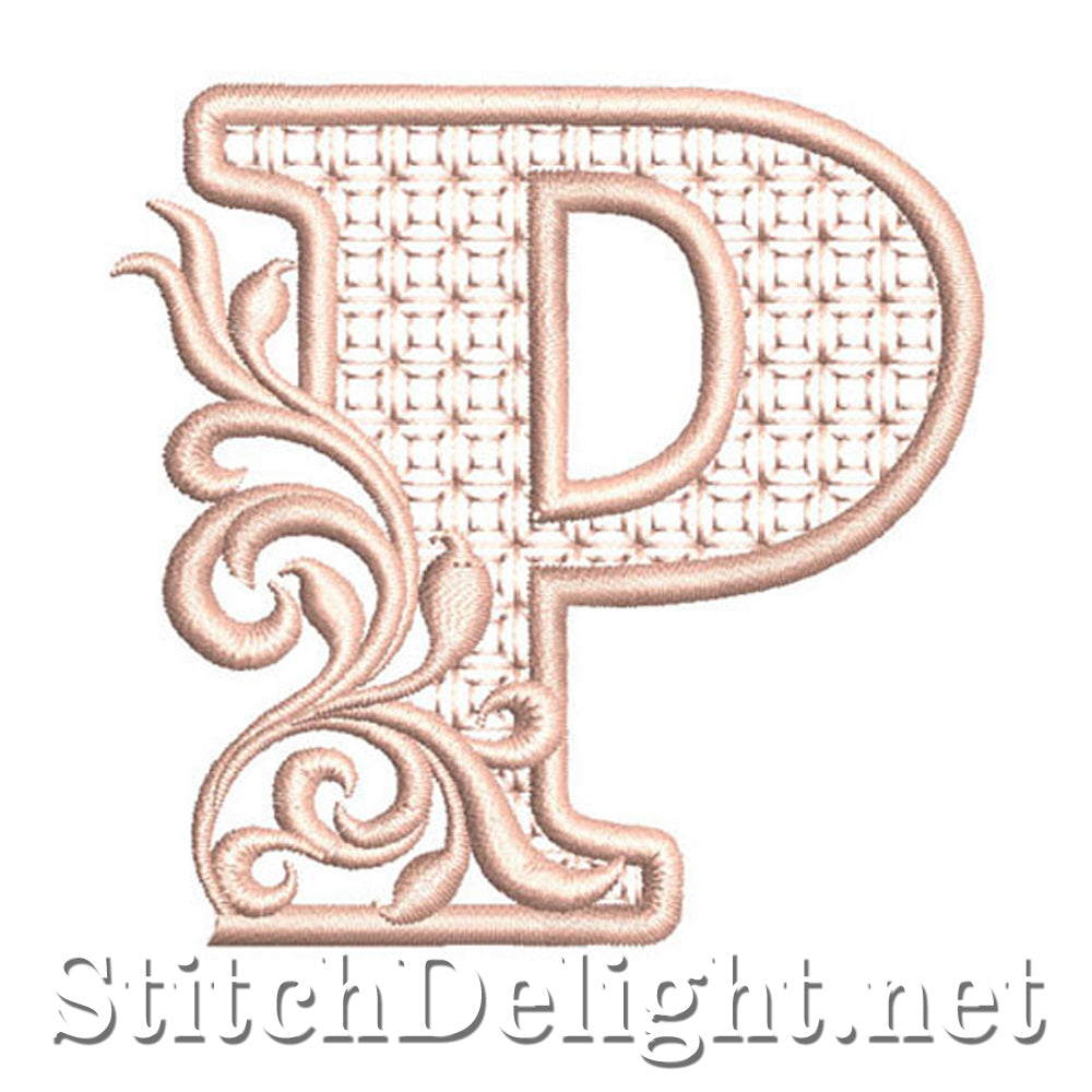 SDS1141 Fancy Block-lettertype P