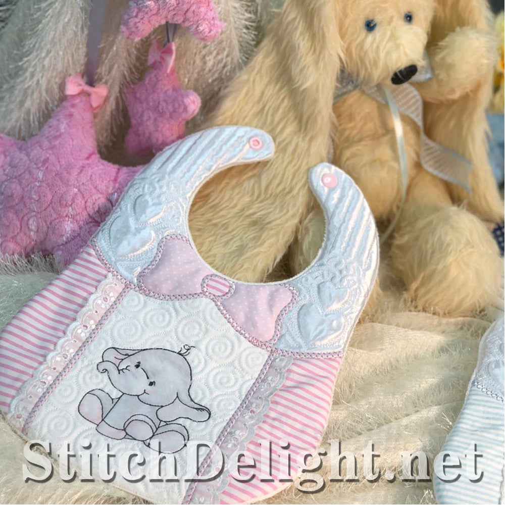 SDS1457 Quilted Baby Bibs 2