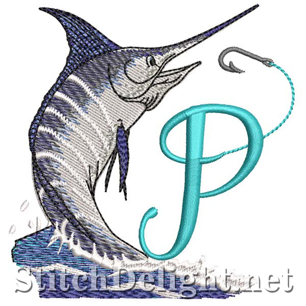 sds1270 Fishing Font P