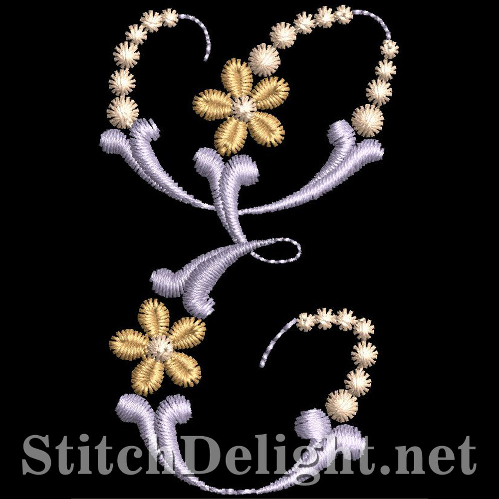 SDS0790 Dainty Floral font E