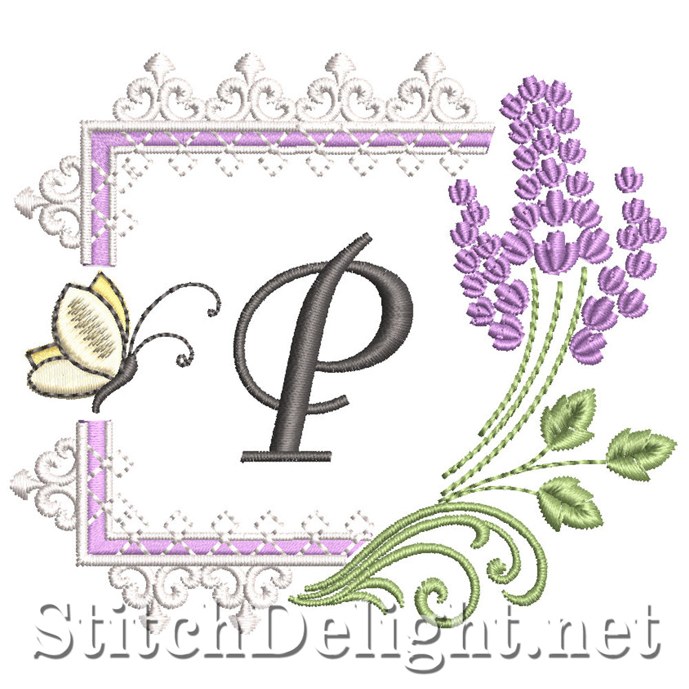 SDS1253 Lavender and Lace Font P