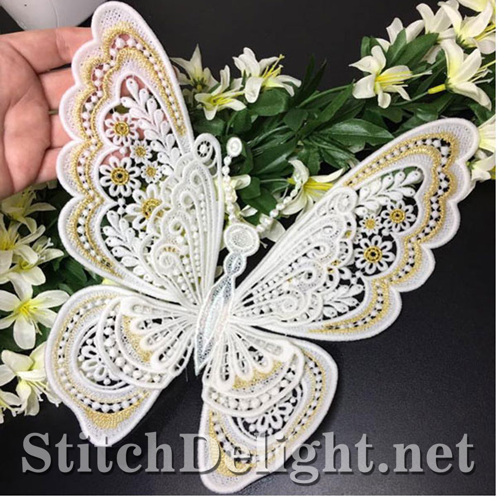SDS1122 Giant Freestanding Lace Butterfly
