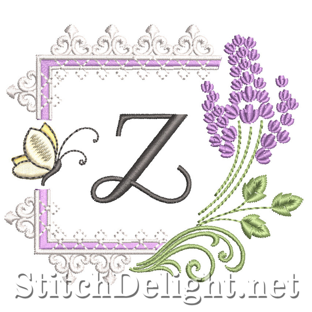 SDS1253 Lavender and Lace Font Z