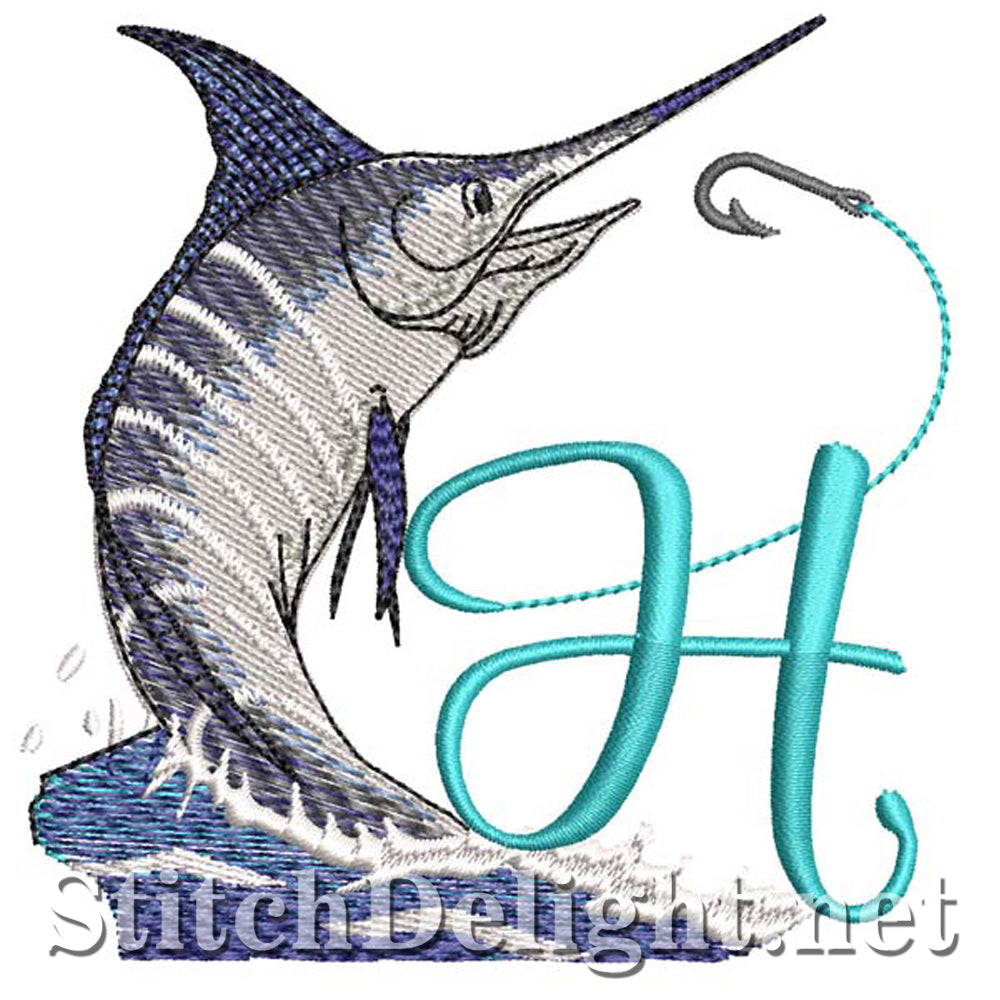 sds1270 Fishing Font H