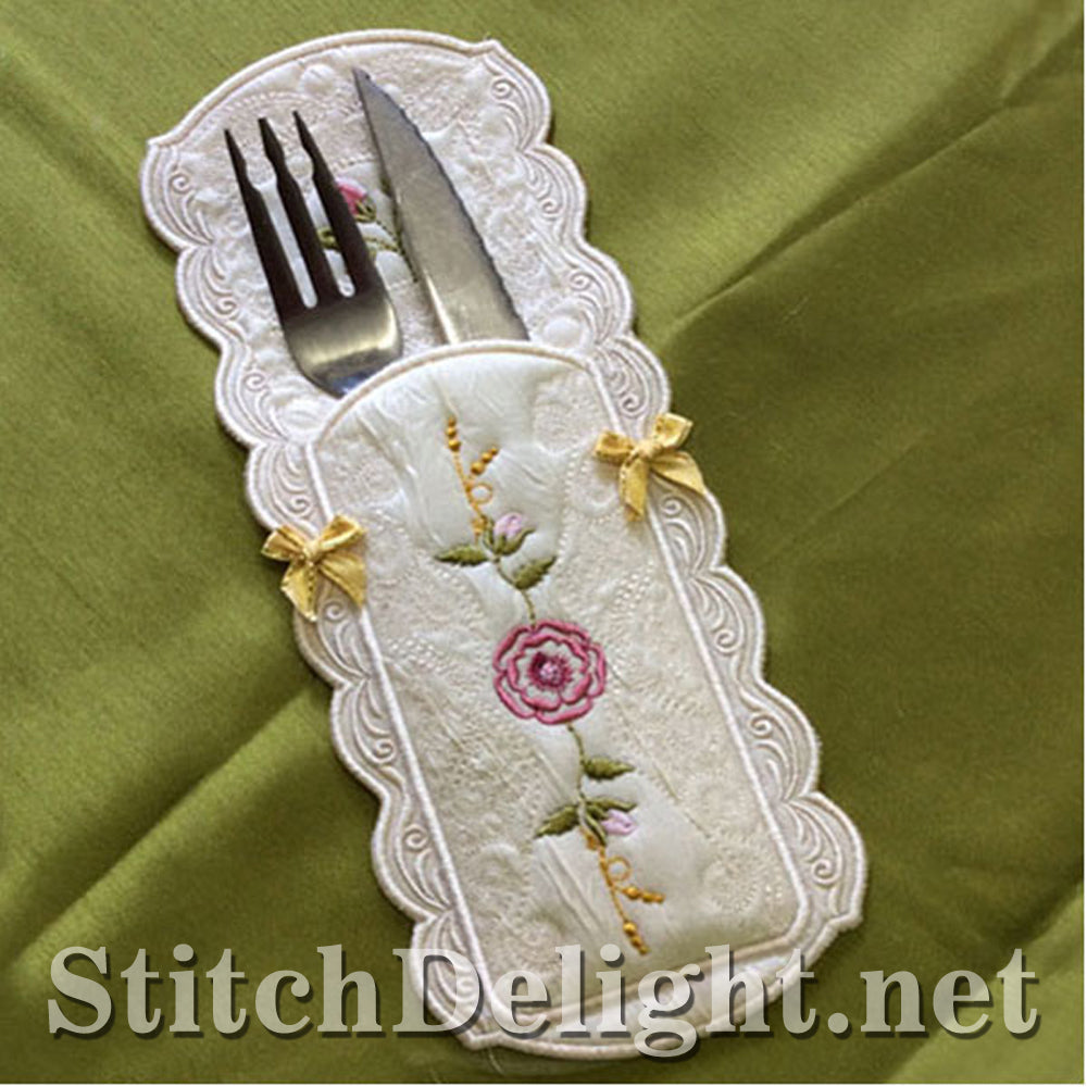 SDS0719 Cutlery Pouch 5x7 Hoop
