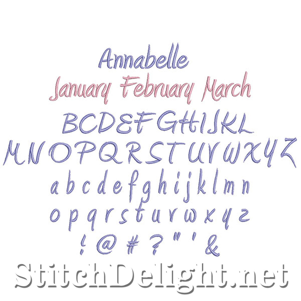 SDS1244 Annie Font
