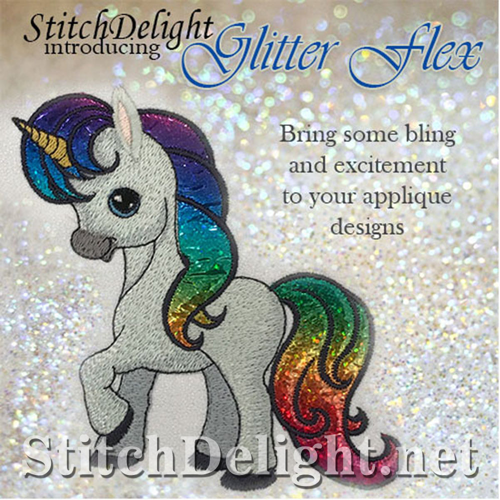 SDS1187 Glitterflex Unicorn