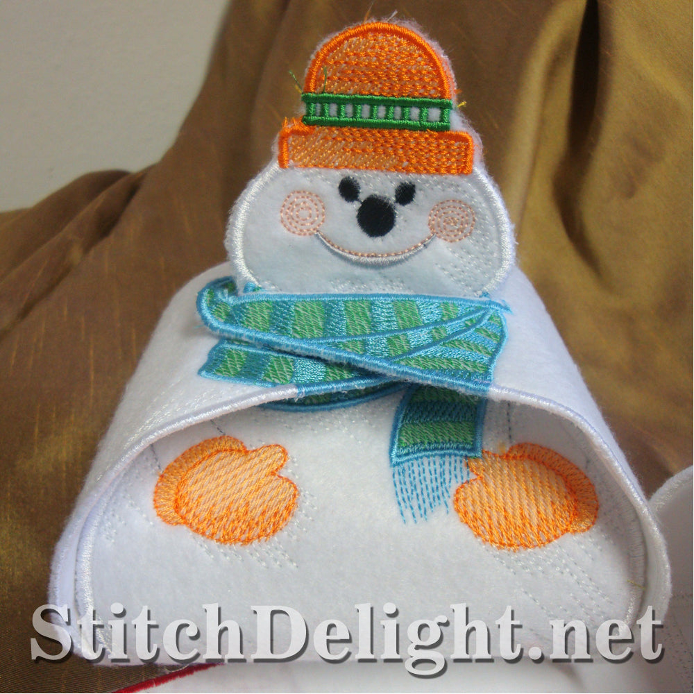 SD1037 Snowman Applique Gift Boxes