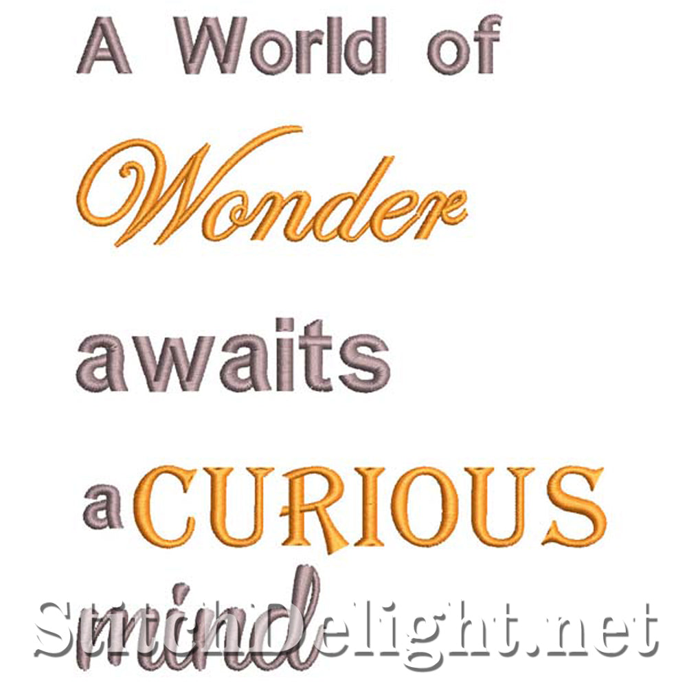 SD1254 World of Wonder Saying 10
