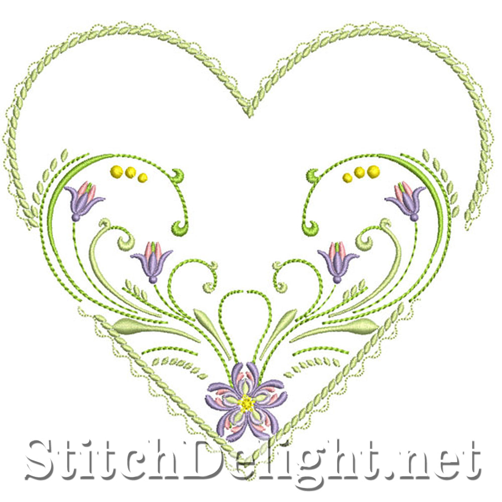 SDS0170 Fantasy Flower Heart