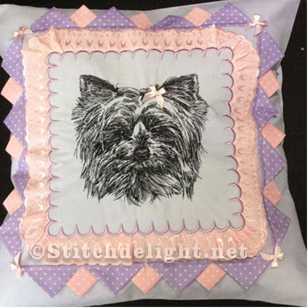 SDS0478 ITH Yorkie Pillow