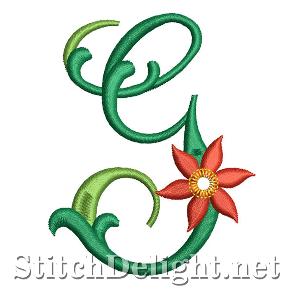 SDS1119 Poinsettia-lettertype G