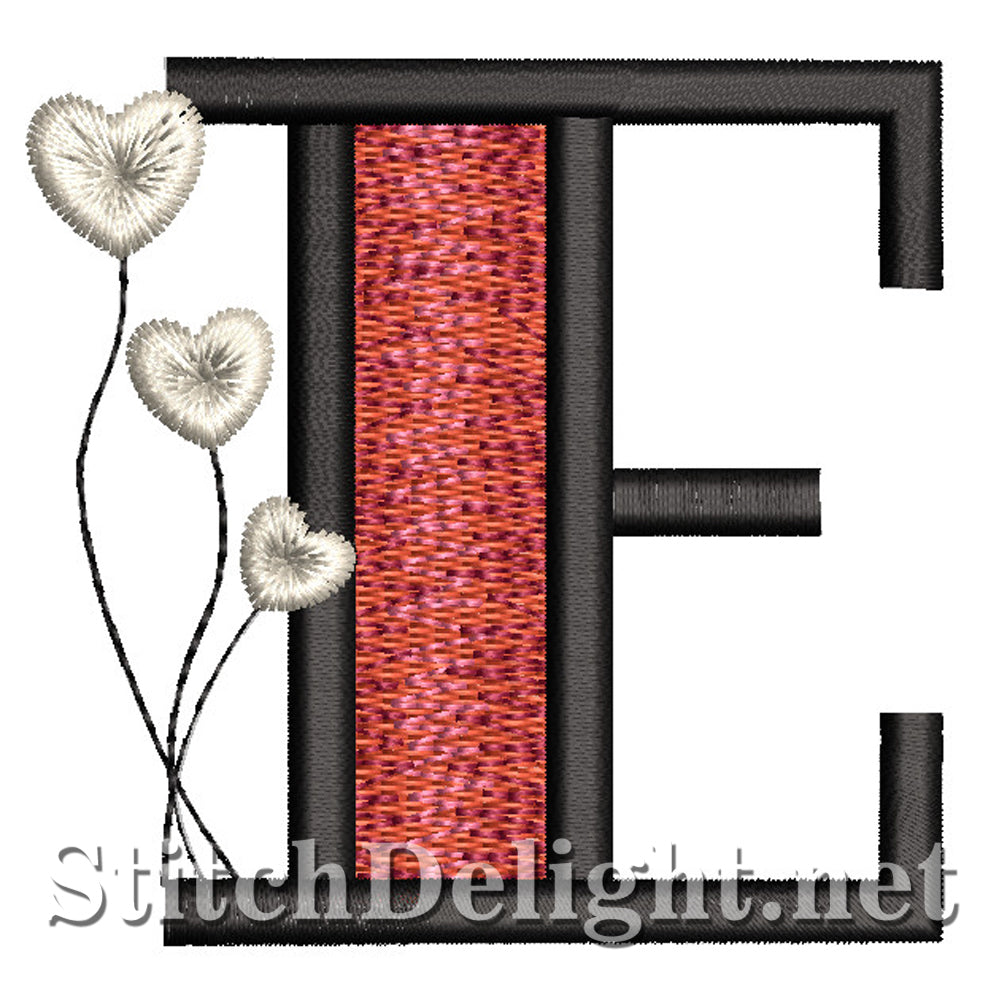 SDS1560 Loving Hearts Font E