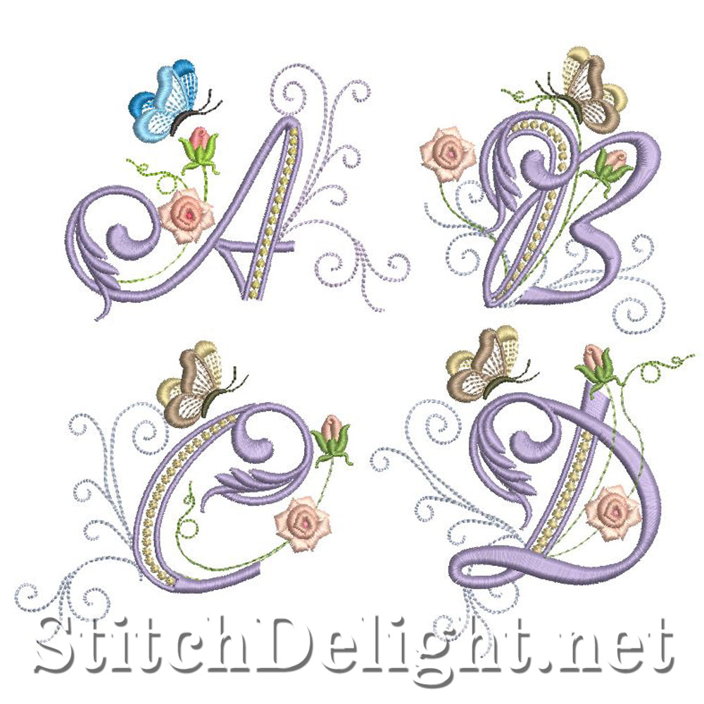SD0717 Delicate Rose Font