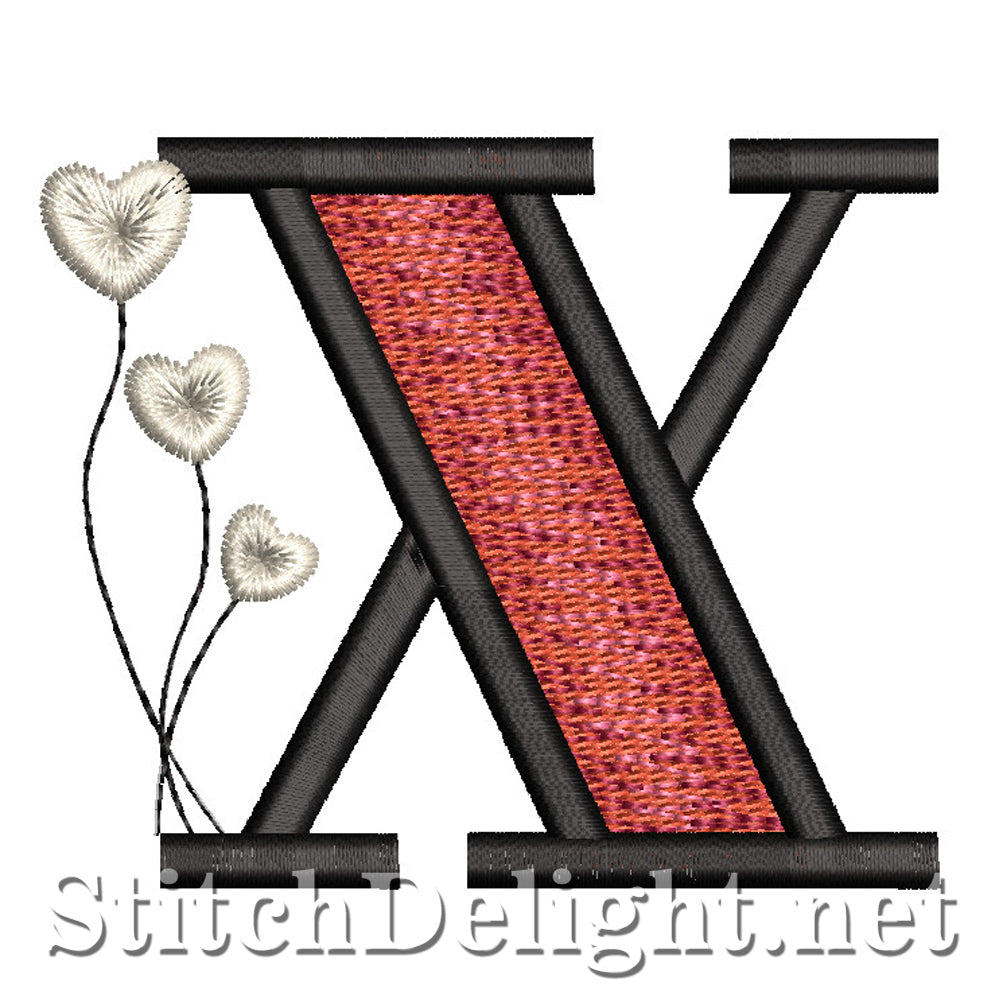 SDS1560 Loving Hearts Font X