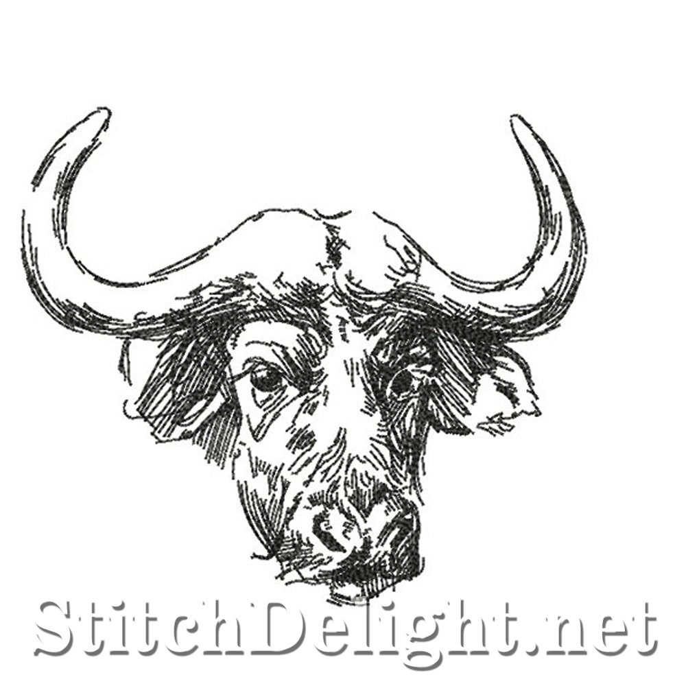 SDS0751 Pencil Sketch Buffalo