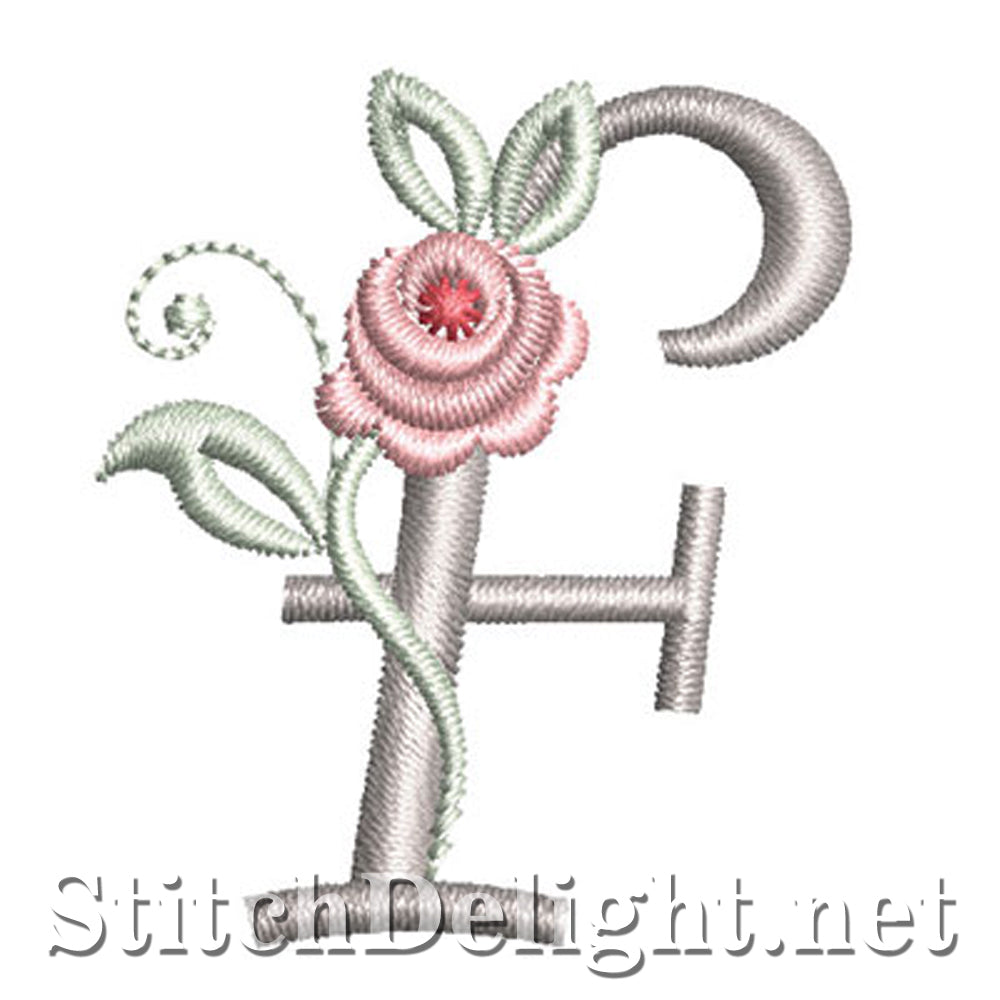 SDS1227 Antiek Rose-lettertype F