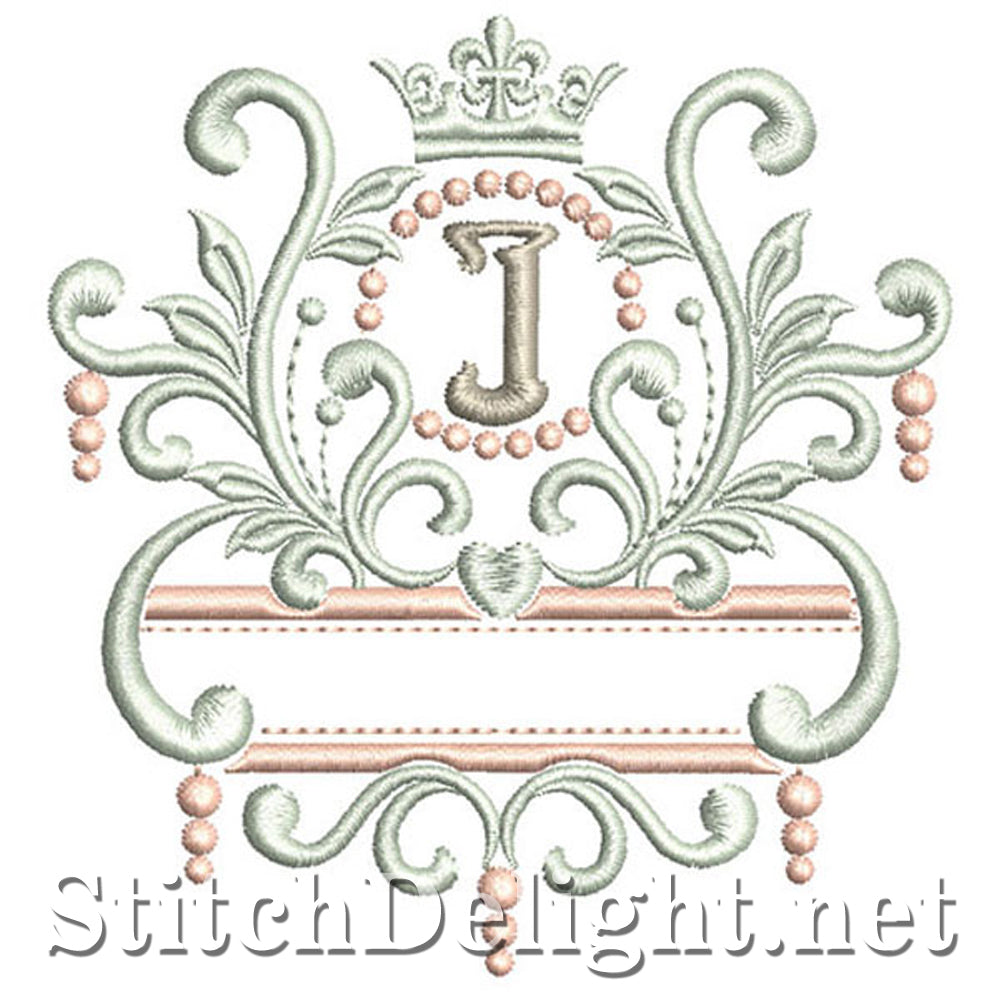 SDS1193 Elegant Royal Font J